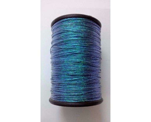 ANTIQUE TURQUOISE - 120 Yards - Lurex Zari Jari Sparkle Shiny Thread Yarn Cord Dori - For Crochet Jewelry Handicraft Knitting Artwork DIY